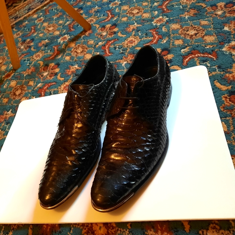 BALDINI MEN'S SHOES python size 10 little worn $70